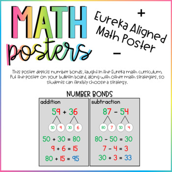 Preview of Eureka: 2nd Grade Module 4 - Number Bonds Poster