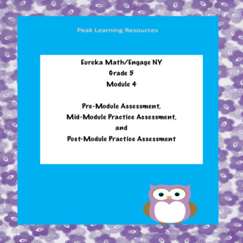 Preview of Eureka/Engage NY Grade 5 Module 4 Review & Practice Assessment