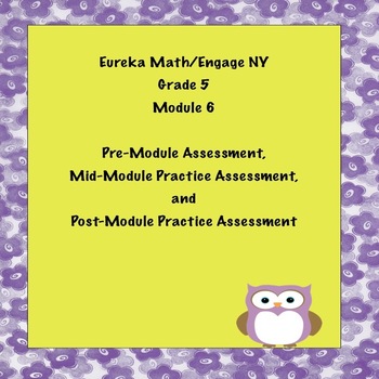 Preview of Eureka/Engage NY Grade 5 Module 6 Review and Practice Assessments