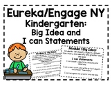 Eureka/Engage NY Kindergarten Math I Can Statements