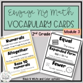 Math Word Wall 2nd Grade MODULE 3 [Aligned to Eureka/ Engage NY]