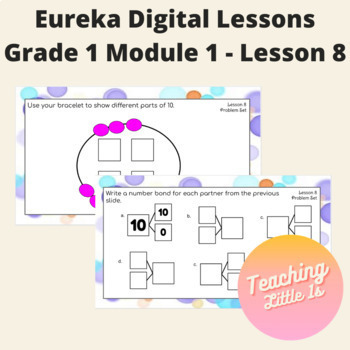 Preview of Eureka Grade 1 Module 1 Lesson 8 Digital Resource 