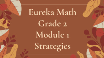 Preview of Eureka Grade 2 Module 1 Vocab and Strategies 