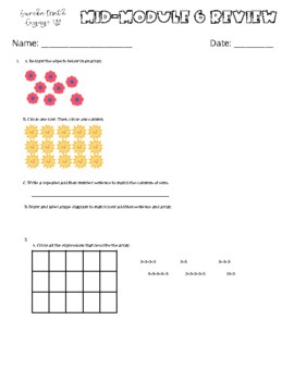 Preview of Eureka Grade 2 Module 6 Test Review