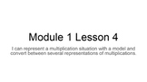 Eureka Grade 3 Module 1 Lesson 4
