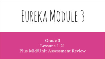 Preview of Eureka Grade 3 Module 3 Lessons