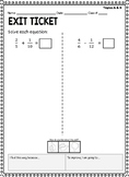 Eureka Grade 5 Module 3 - Fractions Topic A & B Quiz