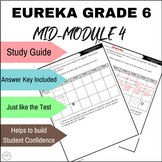 Eureka Grade 6 Mid-Module 4 Study Guide or Review