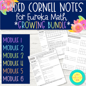 Preview of Eureka Guided Cornell Notes: Growing Bundle