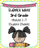 Eureka Math 3rd Grade Student Sheets Bundle - Modules 1-7