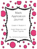 Eureka Math Application Problem Journal- Grade 4-Module 4