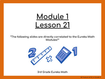 eureka math grade 3 module 1 lesson 21 homework