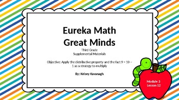 Preview of Eureka Math/Engage NY 3rd grade Module 3 Lesson 12 Slideshow