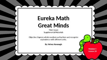 Preview of Eureka Math/Engage NY 3rd grade Module 5 Lesson 24 Slideshow