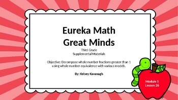 Preview of Eureka Math/Engage NY 3rd grade Module 5 Lesson 26 Slideshow