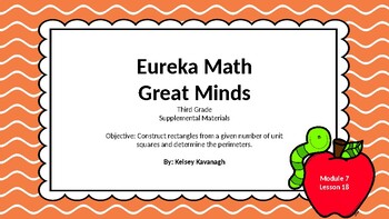 Preview of Eureka Math/Engage NY 3rd grade Module 7 Lesson 18 Slideshow