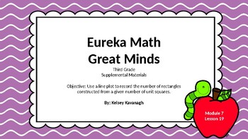 Preview of Eureka Math/Engage NY 3rd grade Module 7 Lesson 19 Slideshow