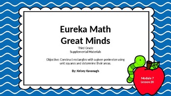 Preview of Eureka Math/Engage NY 3rd grade Module 7 Lesson 20 Slideshow