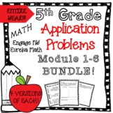 Eureka Math/Engage NY Application Problems Grade 5 Modules