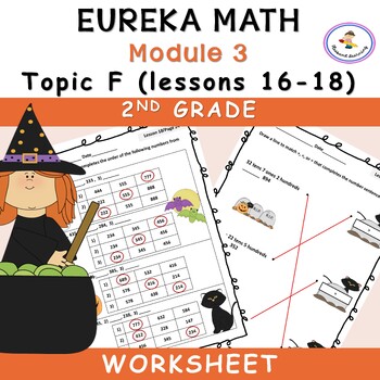 Preview of Eureka Math-Engage NY: Grade 2, Module 3 (Topic F, Lessons 16-18) worksheets