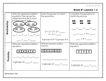 eureka math 2nd grade lesson 6 homework
