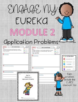 Preview of Eureka Math/Engage NY - Module 2 - Application Problems - Grade 2