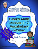 Eureka Math Engage New York Modules 1 - 7 Vocabulary Revie