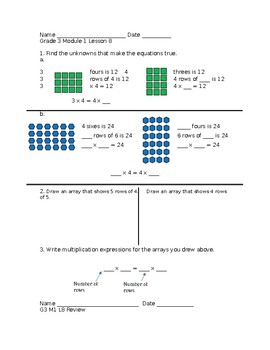 eureka math grade 3 lesson 8 homework answers