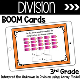 Unknown in Division with Array Model Boom Cards