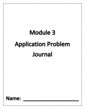 Preview of Eureka Math Grade 1 Module 3 Application Problem Journal