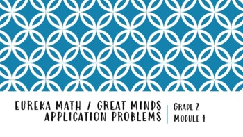 Preview of Eureka Math Grade 2 Module 1 - Application Problems Distance Learning