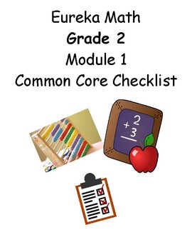 Preview of Eureka Math 2nd Grade Module 1 Checklist Aligned with Common Core Standards