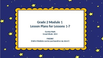 Preview of Eureka Math Grade 2 Module 1 Lesson Plans for Lesson 1-5
