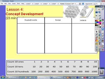 Preview of Eureka Math / Engage NY, Grade 2, Module 3, Lessons 1-10 Flipchart