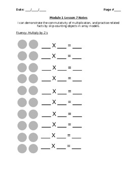 grade 3 module 1 lesson 7 homework