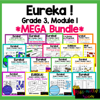Preview of Eureka! Math Grade 3, Module 1 Mega Bundle