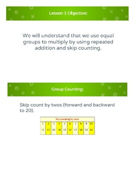 Eureka Math - Grade 3 - Module 1 - Topics D, E, and F Lesson Presentations