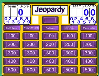 Preview of Eureka Math Grade 3 Module 3 End of Module Review- Jeopardy