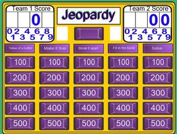 Preview of Eureka Math Grade 3 Module 3 Mid-Module Review- Jeopardy