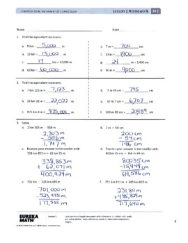 eureka math homework answer key grade 4