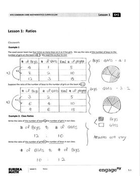 eureka math grade 6 module 1 lesson 1 homework