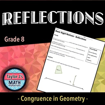 Preview of Reflections Worksheet