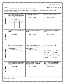 eureka math grade 2 module 5 homework
