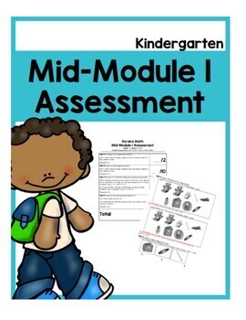 Preview of Eureka Math Kindergarten Mid-Module 1 Assessment