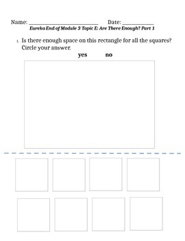 Preview of Eureka Math Kindergarten Module 3 End of Module Assessment
