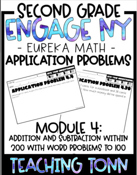 Preview of Eureka Math Module 4 Application Problems