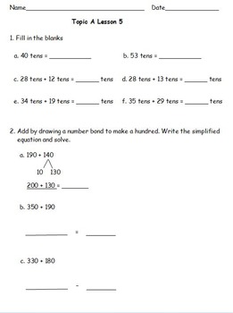 6 eureka module math grade 1 worksheets Lessons 5 A Extra Practice Eureka Module 1 Math 7 Topic