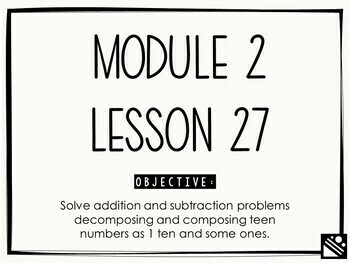 Eureka Math Presentation For Google Slides 1st Grade Module 2 Lesson 27