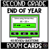Eureka Math Second Grade End of Year Assessment BOOM™ Cards