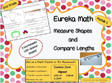 2nd Grade Eureka Math Module 2 Shape Measurement Comparison Worksheets / Centers